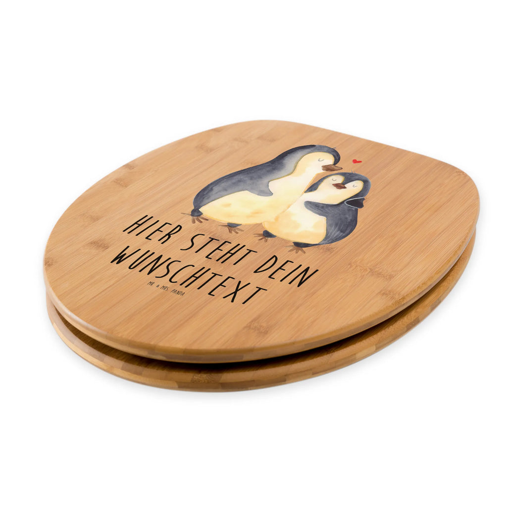 Personalisierter WC Sitz Motiv Pinguin umarmend Personalisierter Toilettendeckel, Toilettendeckel mit Namen, Personalisierter WC-Sitz, Personalisierter Klodeckel, Personalisierte Klobrille, WC Sitz mit Namen, Pinguin, Liebesgeschenk, Verlobung, Hochzeitstag, Hochzeit, Liebesbeweis, Liebespaar, Liebe, Jahrestag, Hochzeitsgeschenk