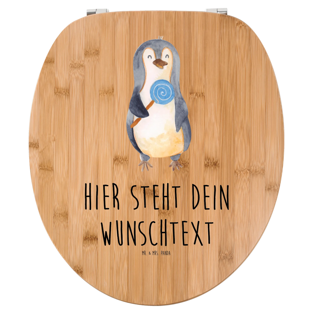Personalisierter WC Sitz Motiv Pinguin Lolli Toilettendeckel mit Namen, Personalisierte Klobrille, Personalisierter WC-Sitz, Personalisierter Toilettendeckel, Personalisierter Klodeckel, WC Sitz mit Namen, Pinguin, Ganove, Rebell, Gauner, Pinguine, Süßigkeiten, Spruch, Blödsinn, Lolli, Rabauke
