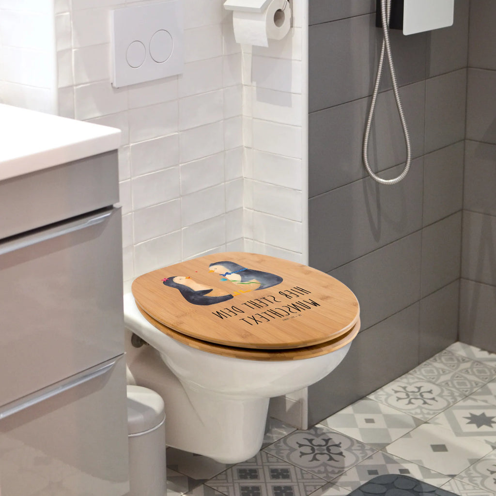 Personalisierter WC Sitz Motiv Pinguin Pärchen Personalisierter WC-Sitz, Toilettendeckel mit Namen, WC Sitz mit Namen, Personalisierter Klodeckel, Personalisierter Toilettendeckel, Personalisierte Klobrille, Pinguin, Traumpaar, Liebespaar, Jahrestag, Pinguine, Hochzeitsgeschenk, Hochzeitstag, Hochzeit, große Liebe, Liebe, Verlobung, Liebesbeweis, Liebesgeschenk
