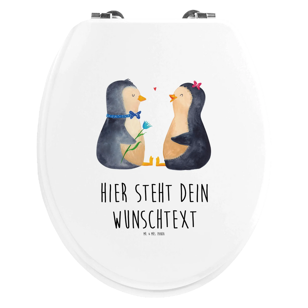 Personalisierter WC Sitz Motiv Pinguin Pärchen Personalisierter WC-Sitz, Toilettendeckel mit Namen, WC Sitz mit Namen, Personalisierter Klodeckel, Personalisierter Toilettendeckel, Personalisierte Klobrille, Pinguin, Traumpaar, Liebespaar, Jahrestag, Pinguine, Hochzeitsgeschenk, Hochzeitstag, Hochzeit, große Liebe, Liebe, Verlobung, Liebesbeweis, Liebesgeschenk