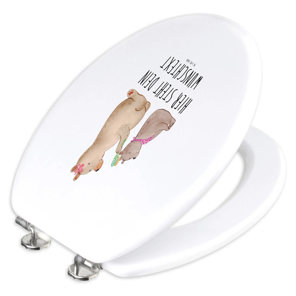 Personalized Toilet Seat Design bear child Family, Father's Day, Mother's Day, brother, sister, Mom, Dad, Gift, Mama