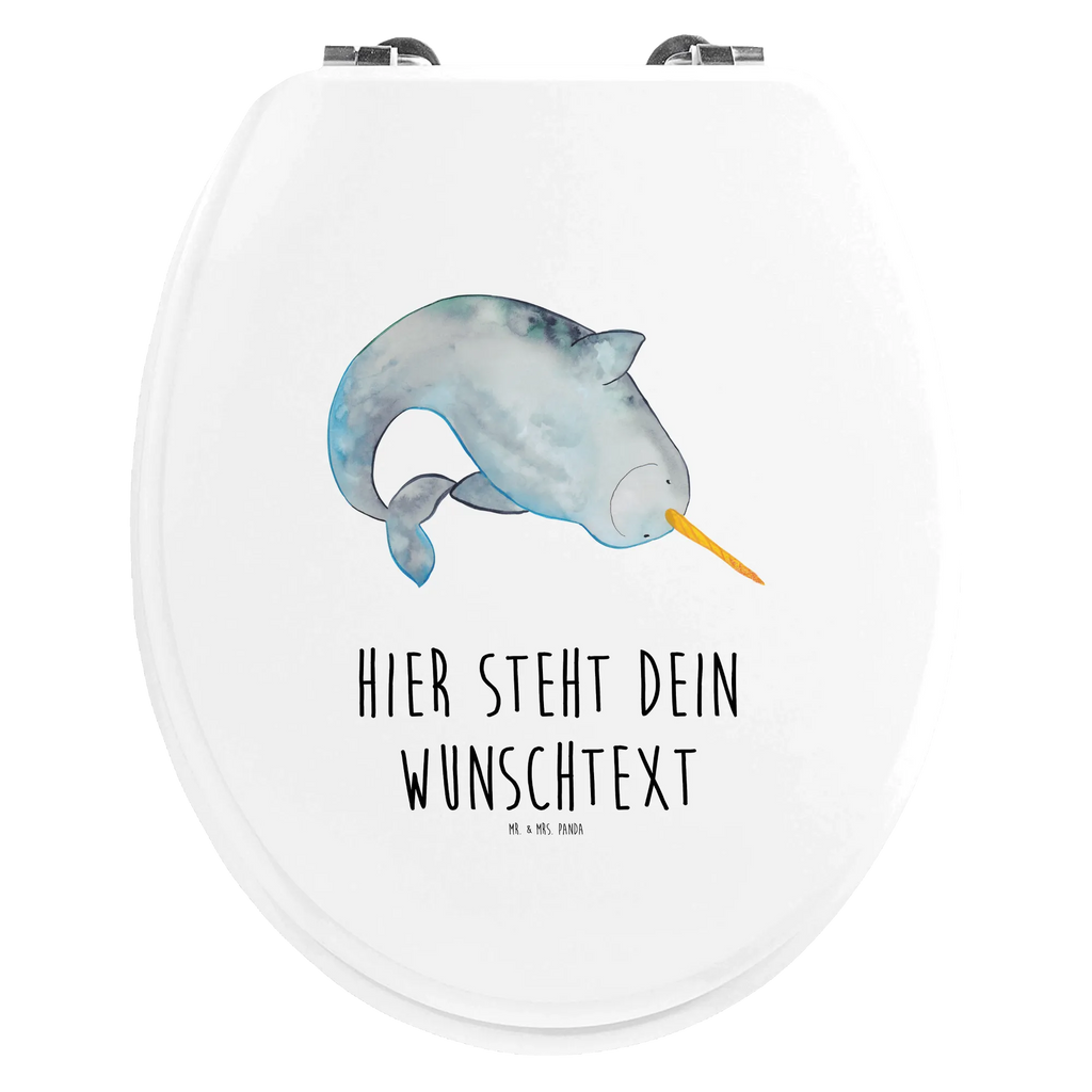 Personalisierter WC Sitz Motiv Narwal Toilettendeckel mit Namen, Personalisierte Klobrille, WC Sitz mit Namen, Personalisierter Toilettendeckel, Personalisierter WC-Sitz, Personalisierter Klodeckel, Meerestiere, Meer, Urlaub, Putzen, Junggesellin, Narwal, aufräumen, Hausfrau, Wal, Kinderzimmer
