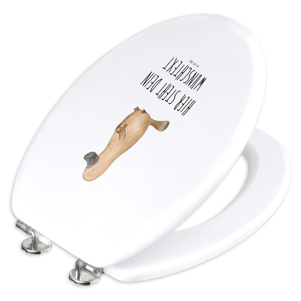Personalisierter WC Sitz Motiv Schnabeltier mutig Toilettendeckel mit Namen, Personalisierter Toilettendeckel, Personalisierte Klobrille, Personalisierter Klodeckel, WC-Deckel, WC Sitz mit Namen, Personalisierter WC-Sitz, Toilettensitz, Meer, Urlaub, Meerestiere, Motivation, Neustart, mutig, Raodtrip, Training, Büro, Lebensweisheit, Neuanfang, Weltreise, Arbeit, Mut, Schnabeltiere, Schnabeltier