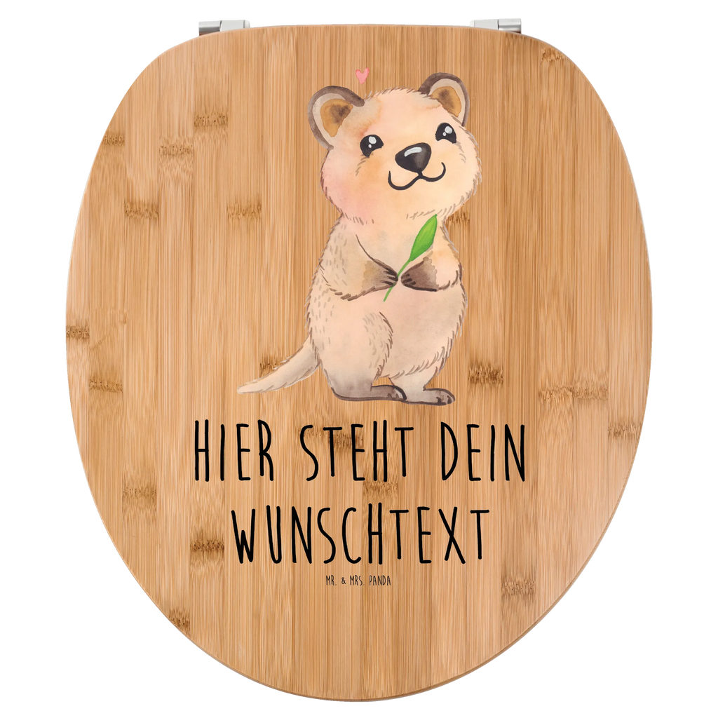 Personalisierter WC Sitz Motiv Quokka Happy Toilettendeckel mit Namen, Personalisierte Klobrille, Personalisierter Toilettendeckel, Personalisierter Klodeckel, Personalisierter WC-Sitz, WC Sitz mit Namen, Tiermotive, Gute Laune, lustige Sprüche, Tiere, Lustiger Spruch, Verschieben, Quokka, Aufschieberitis, Niedliches Tier, Dinge erledigen