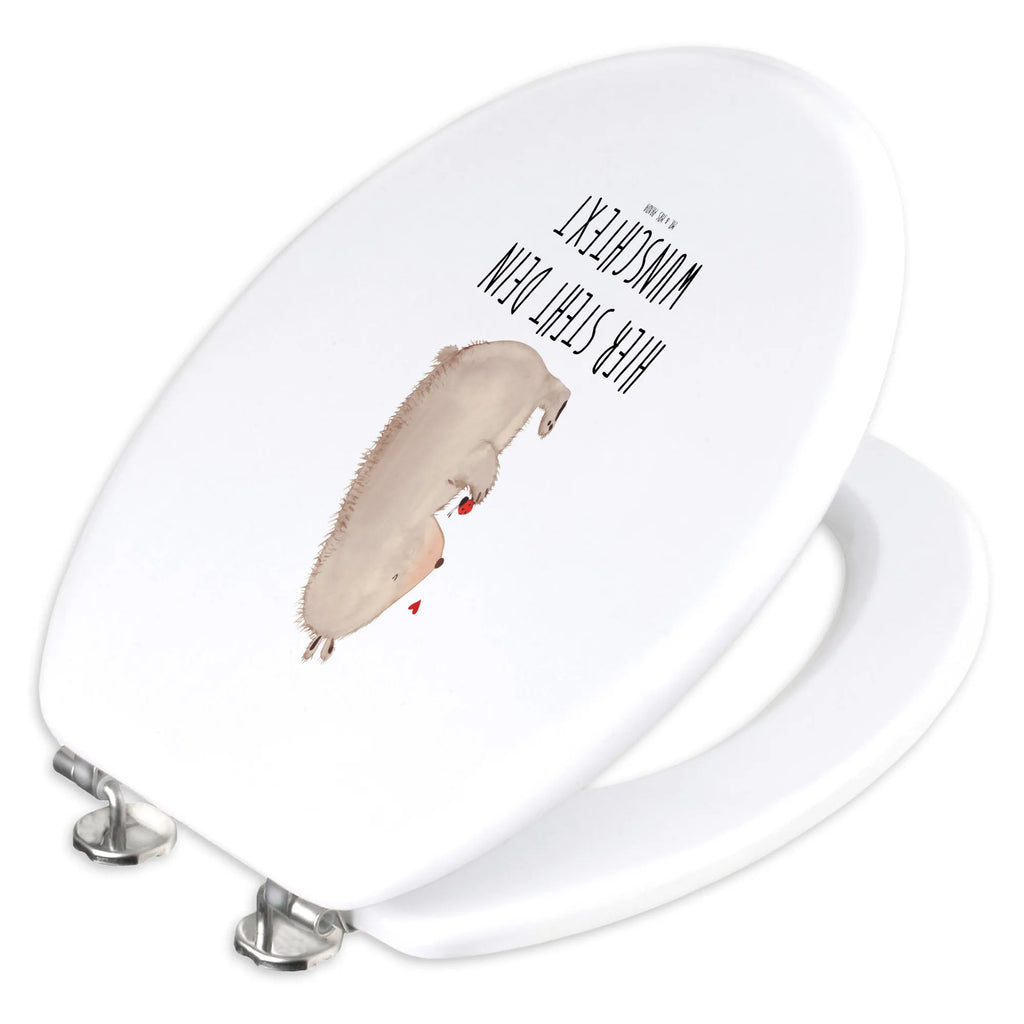 Personalisierter WC Sitz Motiv Bär mit Marienkäfer Personalisierter Klodeckel, WC Sitz mit Namen, Toilettendeckel mit Namen, Personalisierter Toilettendeckel, Personalisierter WC-Sitz, Personalisierte Klobrille, Bär, Teddy, Teddybär, Das Leben ist schön, Liebe, Marienkäfer, Motivation, Freiheit