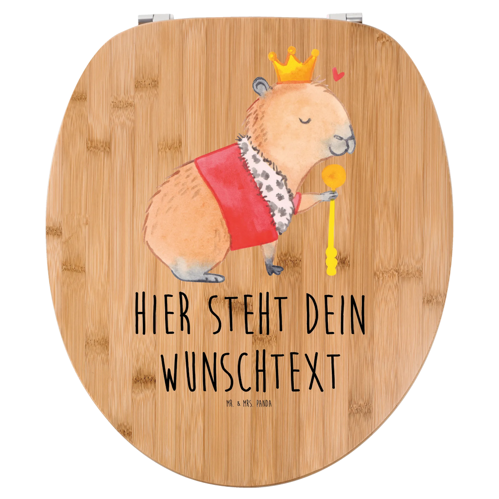 Personalisierter WC Sitz Motiv Capybara König Personalisierter Toilettendeckel, Personalisierter WC-Sitz, Toilettendeckel mit Namen, WC Sitz mit Namen, Personalisierter Klodeckel, Personalisierte Klobrille, Tiermotive, Gute Laune, lustige Sprüche, Tiere, König, Capybara