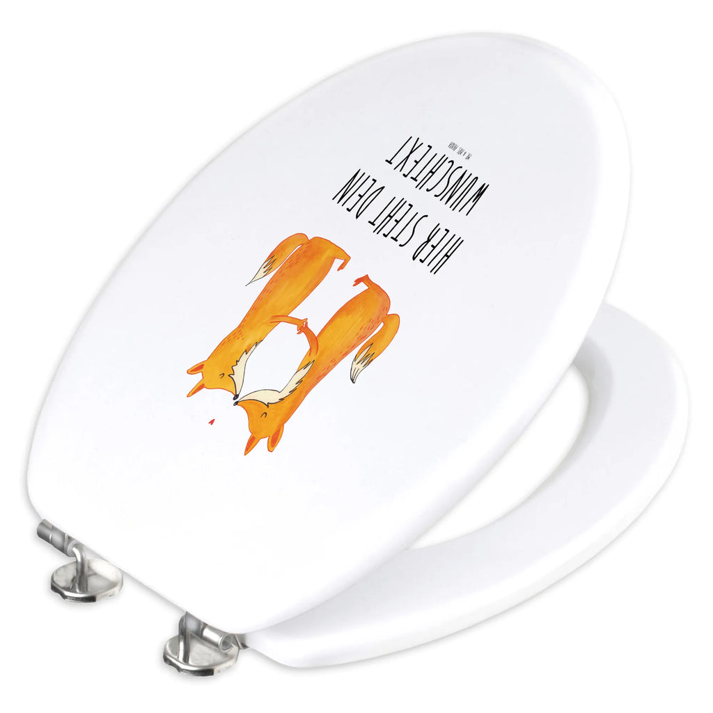 Personalizowany motyw deski WC lisy miłość Lis