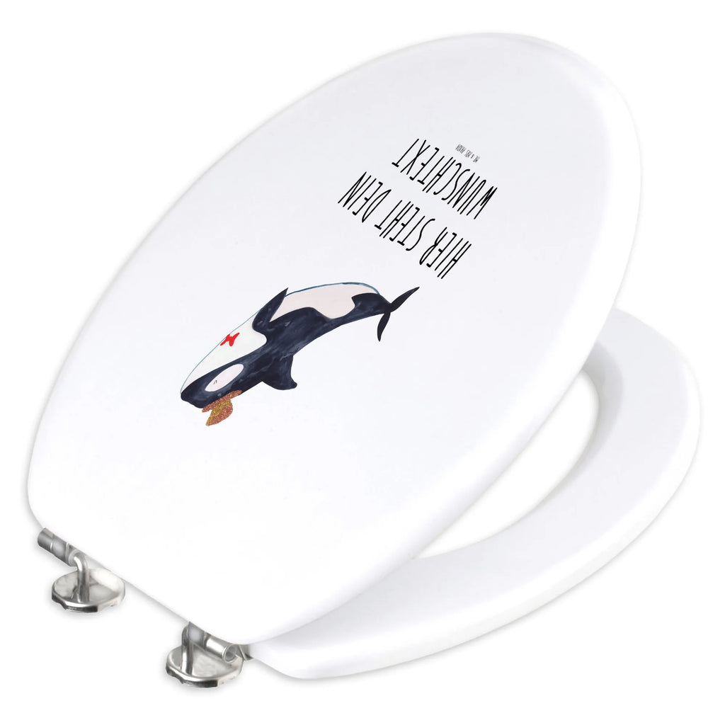 Personalisierter WC Sitz Motiv Orca Zylinder Personalisierter WC-Sitz, Personalisierter Toilettendeckel, Toilettendeckel mit Namen, Personalisierter Klodeckel, WC Sitz mit Namen, Personalisierte Klobrille, Meerestiere, Meer, Urlaub, Fete, Geburtstag, Konfetti, Feier, Orca, Glückwunsch, Glitzer, Glitter, Narwal, Fest