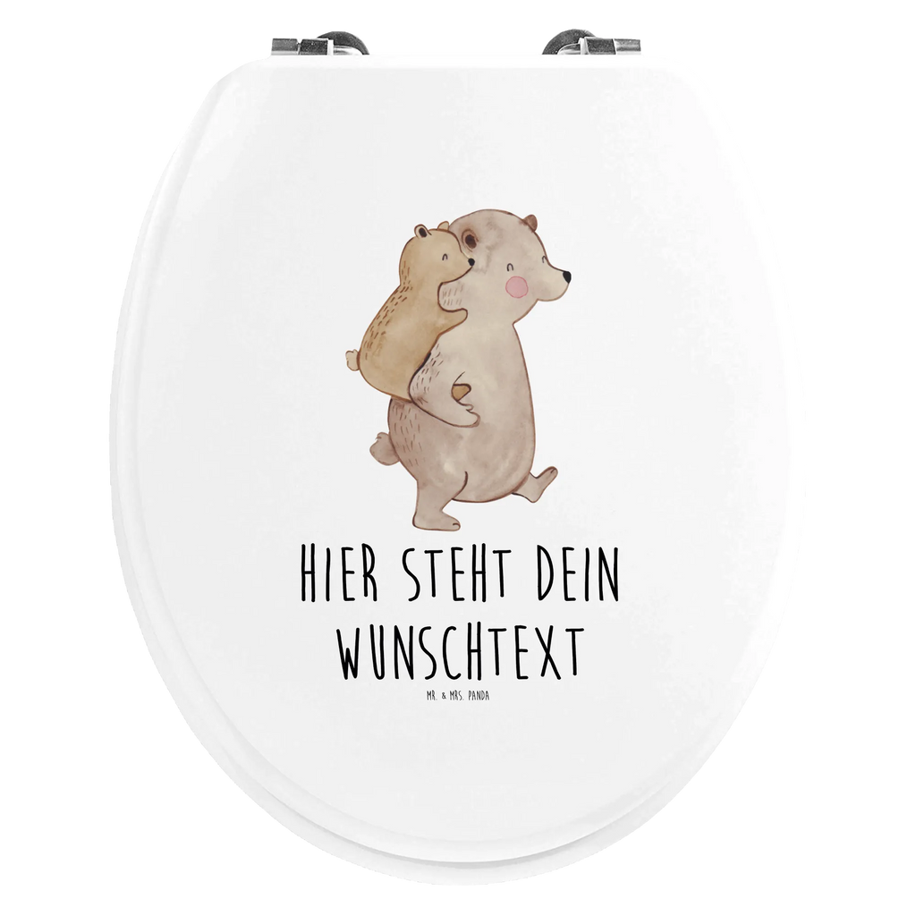 Personalisierter WC Sitz Motiv Papa Bär Toilettendeckel mit Namen, WC Sitz mit Namen, Personalisierte Klobrille, Personalisierter Toilettendeckel, Personalisierter WC-Sitz, Personalisierter Klodeckel, Familie, Vatertag, Muttertag, Bruder, Schwester, Mama, Papa, Oma, Opa, Geburtstag, Geschenk, Vater, Onkel, Papi, Vati
