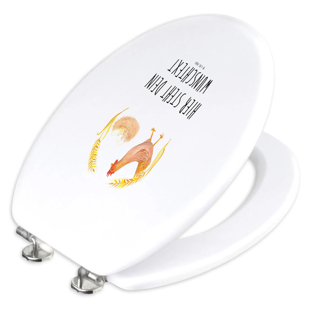 Personalisierter WC Sitz Motiv Huhn stolz WC Sitz mit Namen, Personalisierte Klobrille, Personalisierter Toilettendeckel, Toilettendeckel mit Namen, Personalisierter Klodeckel, Personalisierter WC-Sitz, Bauernhof, Hoftiere, Landwirt, Landwirtin, Spruch, Hahn, Hof, Henne, Schwangerschaft, Geburt, Motivation, Hühner, Eier, Landleben, Magie