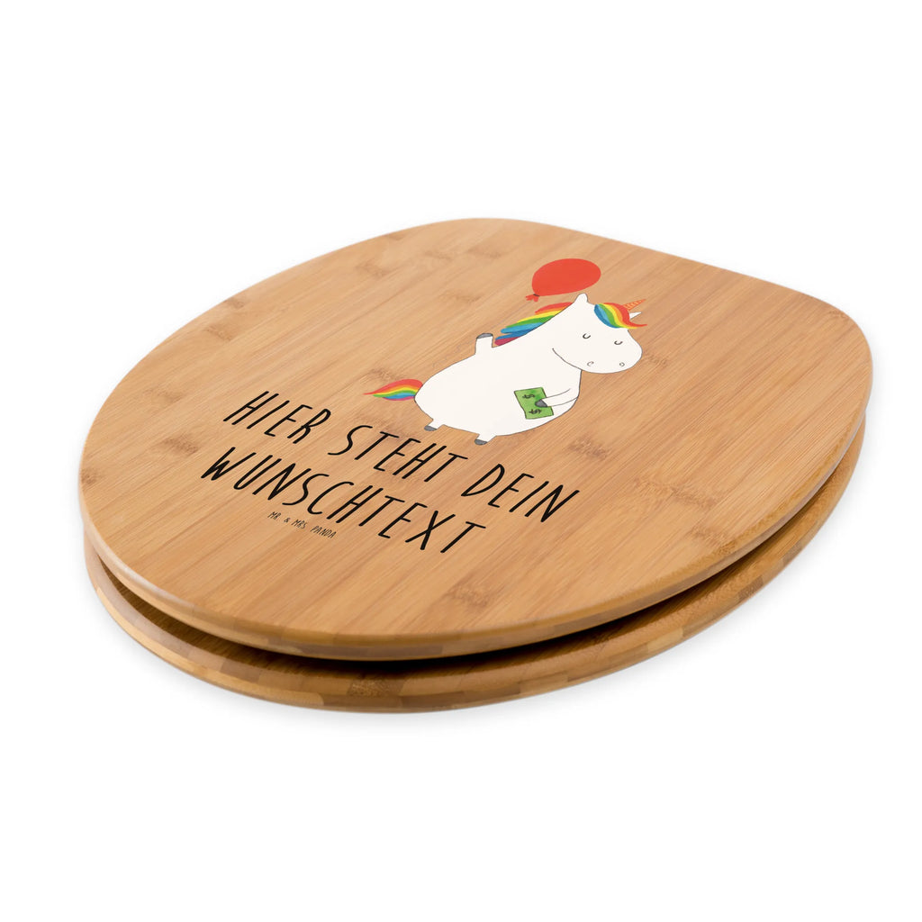 Personalized Toilet Seat Design unicorn balloon unicorn, unicorns, funny, gift, money, lifelong, joy, balloon, saying, girlfriend, fun