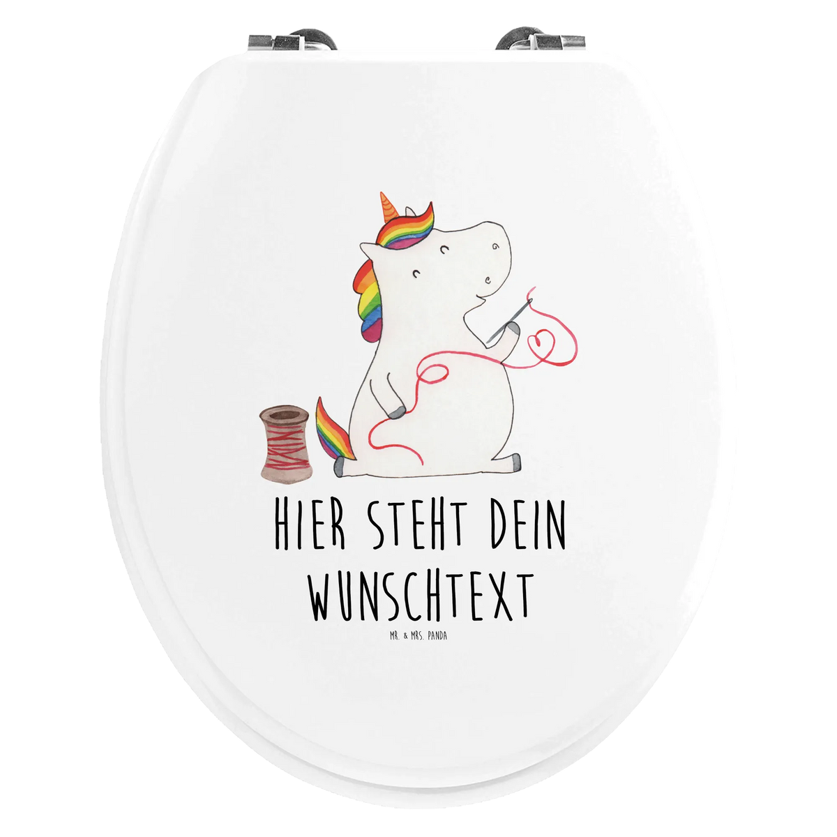 Personalizowany motyw deski WC Jednorożec krawcowa Jednorożec, jednorożce, dekoracje jednorożca, jednorożec