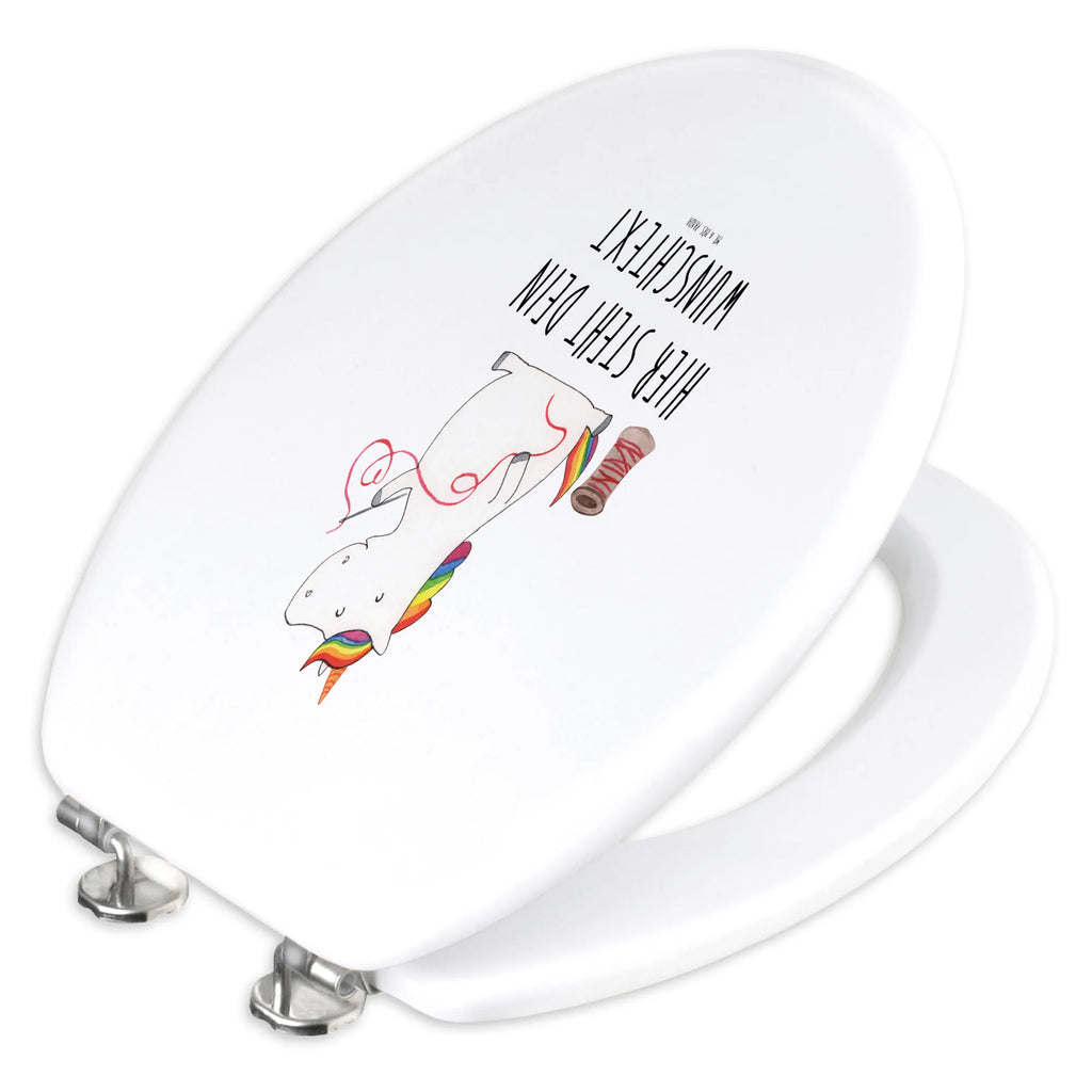 Personalized Toilet Seat Design unicorn seamstress Personalisierter WC-Sitz, Personalisierter Klodeckel, Toilettendeckel mit Namen, WC Sitz mit Namen, Personalisierter Toilettendeckel, Personalisierte Klobrille, Einhorn, Einhörner, Einhorn Deko, Unicorn, Freundin, Häkeln, Mädchen, Näherin, Stricken, Nähzimmer, nähen, basteln
