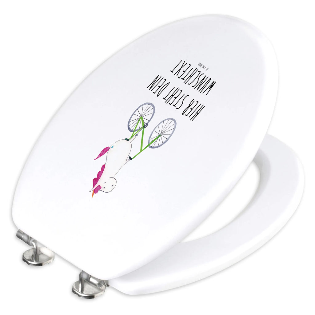 Personalized Toilet Seat Design unicorn cyclist unicorn, unicorns, grief, fairy dust, cyclist gift, wheel, luxury problem, cycling, bike, confetti, love affliction, present