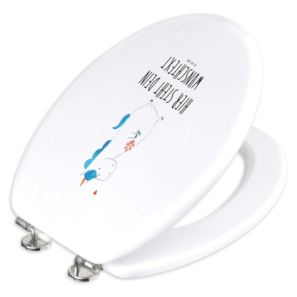 Personalizowany motyw deski WC Jednorożec spacer Jednorożec, jednorożce, dekoracje jednorożca, jednorożec