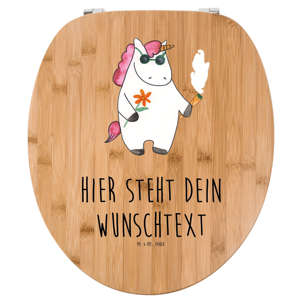 Personalisierter WC Sitz Motiv Einhorn Woodstock Personalisierter Klodeckel, Personalisierte Klobrille, Personalisierter Toilettendeckel, WC Sitz mit Namen, Toilettendeckel mit Namen, Personalisierter WC-Sitz, Einhorn, Einhörner, Einhorn Deko, Unicorn, Joint, Zigarette, Alkohol, Kiffen, witzig, Woodstock, Party, Spaß. lustig