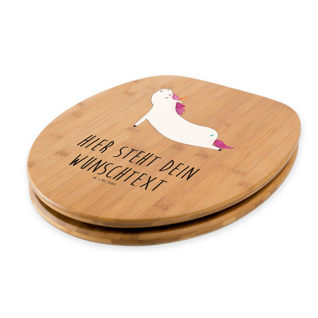 Personalisierter WC Sitz Motiv Einhorn Yoga Personalisierter WC-Sitz, Toilettendeckel mit Namen, Personalisierter Toilettendeckel, WC Sitz mit Namen, Personalisierte Klobrille, Personalisierter Klodeckel, Einhorn, Einhörner, Einhorn Deko, Unicorn, Yoga, Yogamatte, Achtsamkeit, witzig, Namaste, lustig, süß, Entspannung, Joga, Sport