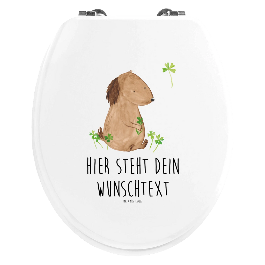 Personalisierter WC Sitz Motiv Hund Kleeblatt Toilettendeckel mit Namen, Personalisierter Toilettendeckel, Personalisierter WC-Sitz, Personalisierter Klodeckel, Personalisierte Klobrille, WC Sitz mit Namen, Hund, Hundemotiv, Haustier, Hunderasse, Tierliebhaber, Hundebesitzer, Sprüche, Selbstliebe, Motivation, Glücksbringer, Tagträume, Neuanfang, Geschenk, Glück, Kleeblatt, Achtsamkeit