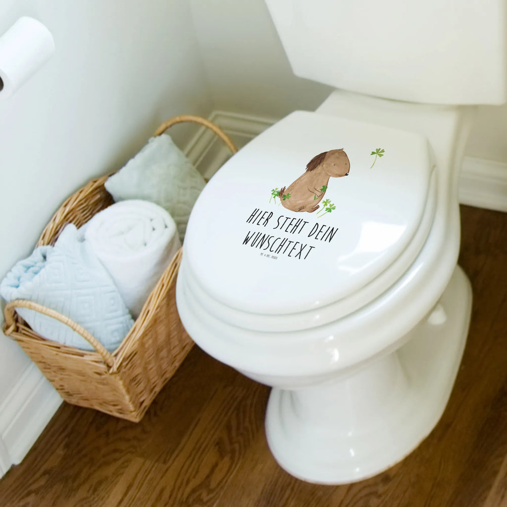 Personalisierter WC Sitz Motiv Hund Kleeblatt Toilettendeckel mit Namen, Personalisierter Toilettendeckel, Personalisierter WC-Sitz, Personalisierter Klodeckel, Personalisierte Klobrille, WC Sitz mit Namen, Hund, Hundemotiv, Haustier, Hunderasse, Tierliebhaber, Hundebesitzer, Sprüche, Selbstliebe, Motivation, Glücksbringer, Tagträume, Neuanfang, Geschenk, Glück, Kleeblatt, Achtsamkeit