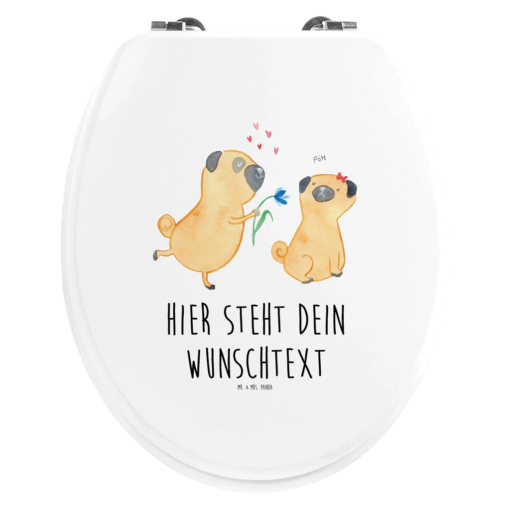 Personalisierter WC Sitz Motiv Mops verliebt Personalisierter Klodeckel, Toilettendeckel mit Namen, Personalisierte Klobrille, Personalisierter WC-Sitz, Personalisierter Toilettendeckel, WC Sitz mit Namen, Hund, Hundemotiv, Haustier, Hunderasse, Tierliebhaber, Hundebesitzer, Sprüche, Geschenk Freund, Mops, Hundeliebe, Liebe, Möpse, verliebt, Liebesspruch. Verlobt, Partner