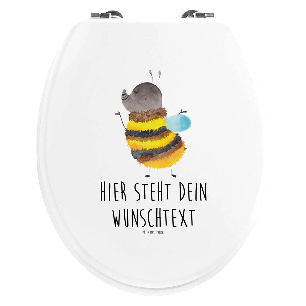 Personalisierter WC Sitz Motiv Hummel flauschig Personalisierter Toilettendeckel, Personalisierter Klodeckel, Toilettendeckel mit Namen, Personalisierte Klobrille, Personalisierter WC-Sitz, WC Sitz mit Namen, Tiermotive, Gute Laune, lustige Sprüche, Tiere, Flauschig, Blume, Hummel, Biene, Natur