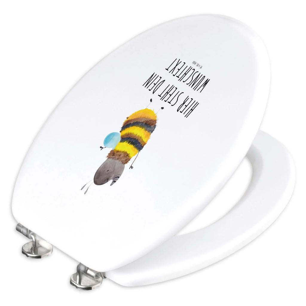 Personalisierter WC Sitz Motiv Hummel flauschig Personalisierter Toilettendeckel, Personalisierter Klodeckel, Toilettendeckel mit Namen, Personalisierte Klobrille, Personalisierter WC-Sitz, WC Sitz mit Namen, Tiermotive, Gute Laune, lustige Sprüche, Tiere, Flauschig, Blume, Hummel, Biene, Natur