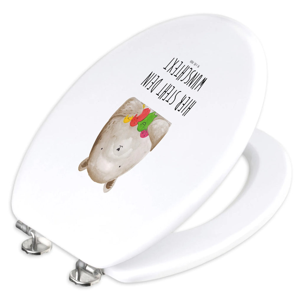 Personalizowany motyw deski WC niedźwiedź uczucie Personalisierte Klobrille, WC Sitz mit Namen, Personalisierter Toilettendeckel, Personalisierter Klodeckel, Toilettendeckel mit Namen, Personalisierter WC-Sitz, Bär, Teddy, Teddybär, Durchgedreht, Verrückt, Wahnsinn