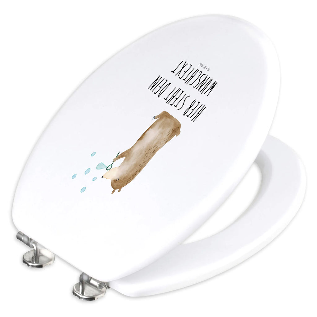 Personalizowany motyw deski WC niedźwiedź bańki mydlane Niedźwiedź, Miś, Pluszowy miś