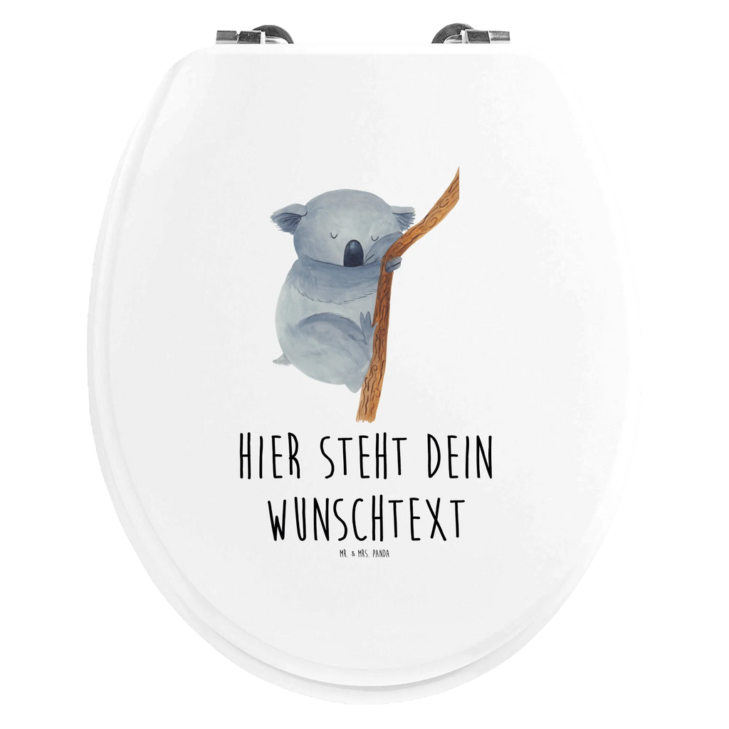 Personalisierter WC Sitz Motiv Koalabär Personalisierter WC-Sitz, Personalisierter Klodeckel, Toilettendeckel mit Namen, WC Sitz mit Namen, Personalisierte Klobrille, Personalisierter Toilettendeckel, Tiermotive, Gute Laune, lustige Sprüche, Tiere, träumen, Schlafzimmer, Koalabär, Traumland, schlafen, Koala, Traum, Bär