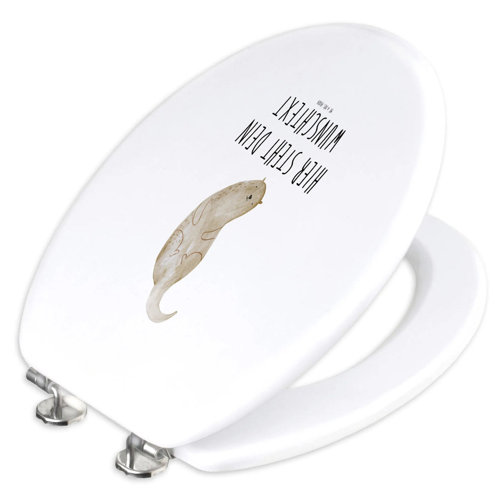 Personalisierter WC Sitz Motiv Otter kopfüber WC Sitz mit Namen, Toilettendeckel mit Namen, Personalisierter Toilettendeckel, Personalisierter Klodeckel, Personalisierter WC-Sitz, Personalisierte Klobrille, Otter, Fischotter, Seeotter, Otter Seeotter See Otter