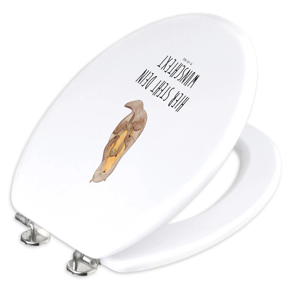 Personalized Toilet Seat Design otter child otter, marten, sea otter, European otter, water mammal, aquatic animal, baby otter, predator, water, otter gifts, animal lover, gift ideas for animal lovers, animal, mammal, water animal, gifts for people in love, Otter Sea Otter Lake Otter