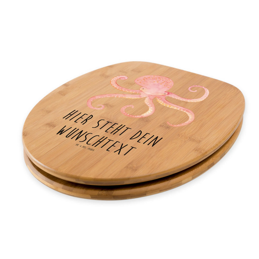 Personalized Toilet Seat Design Squid WC Sitz mit Namen, Toilettendeckel mit Namen, Personalisierter Toilettendeckel, Personalisierte Klobrille, Personalisierter Klodeckel, Personalisierter WC-Sitz, Tiermotive, Gute Laune, lustige Sprüche, Tiere, Ozean, Wasser, Krake, Arme, Meer, Meerestier, Tintenfisch