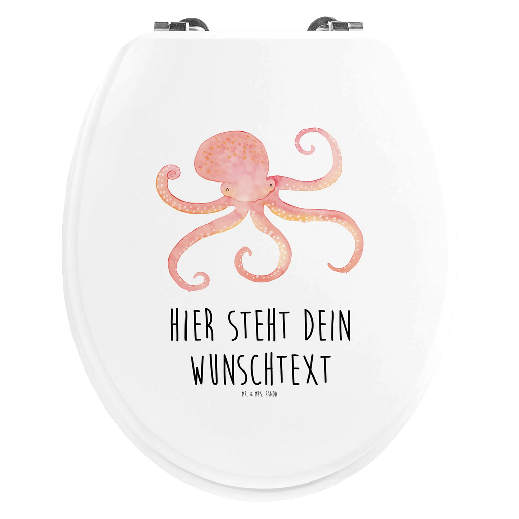 Personalized Toilet Seat Design Squid WC Sitz mit Namen, Toilettendeckel mit Namen, Personalisierter Toilettendeckel, Personalisierte Klobrille, Personalisierter Klodeckel, Personalisierter WC-Sitz, Tiermotive, Gute Laune, lustige Sprüche, Tiere, Ozean, Wasser, Krake, Arme, Meer, Meerestier, Tintenfisch