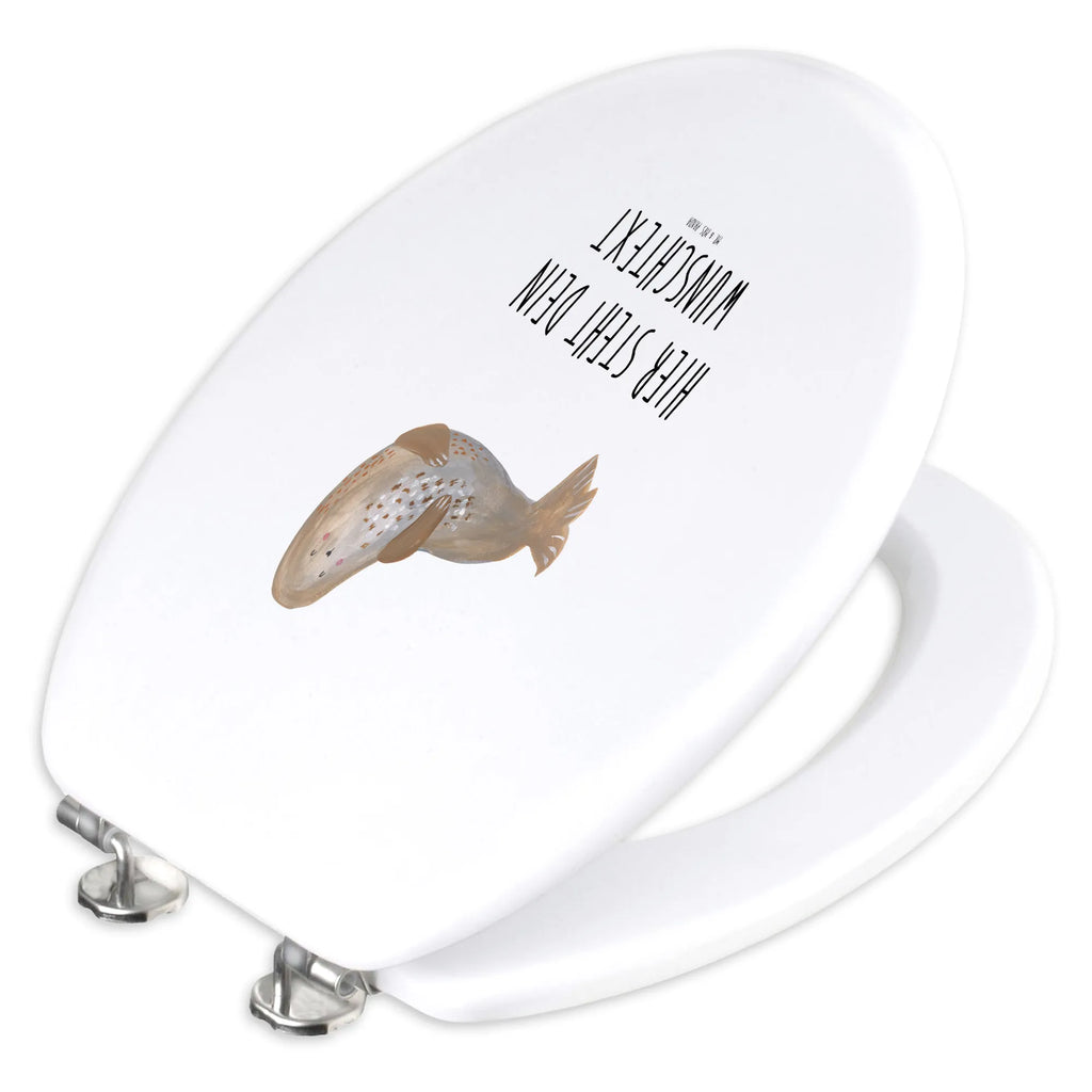 Personalisierter WC Sitz Motiv Robbe lachend Personalisierte Klobrille, Personalisierter Klodeckel, Toilettendeckel mit Namen, Personalisierter WC-Sitz, Personalisierter Toilettendeckel, WC Sitz mit Namen, Tiermotive, Gute Laune, lustige Sprüche, Tiere, Robbe, Robben, Ostsee, Meerestier, Strand, Seehund, Nordsee