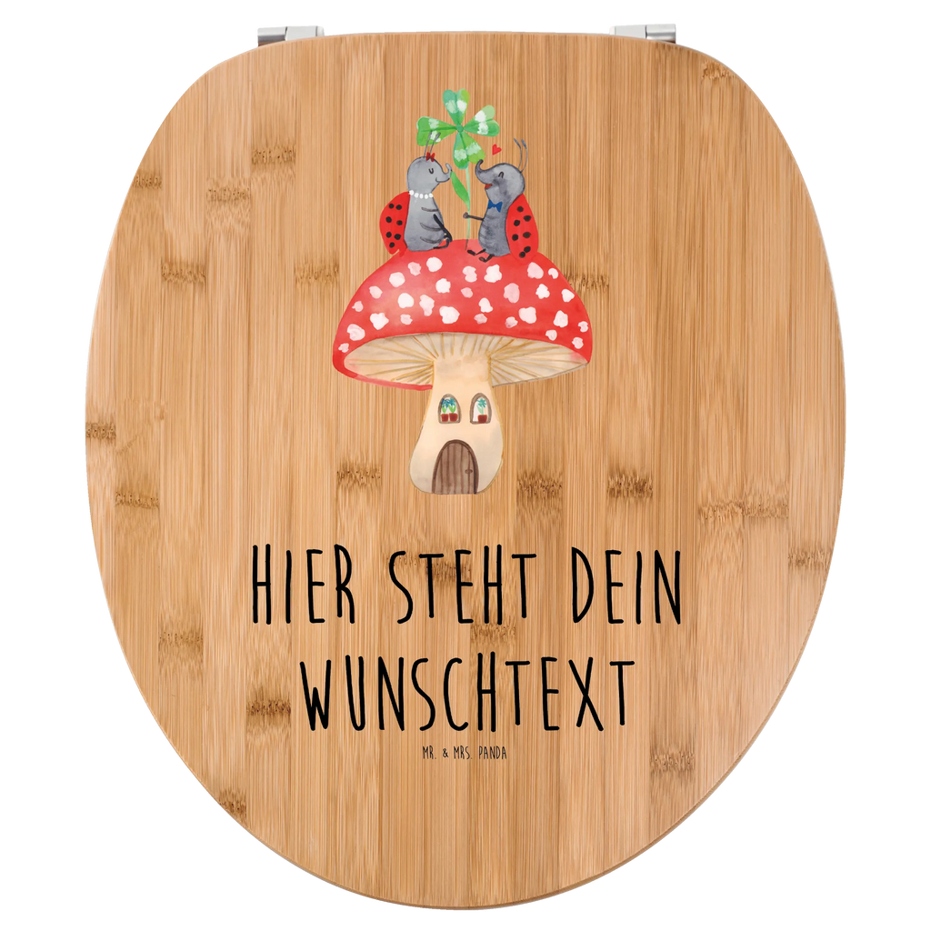 Personalizowany motyw deski WC biedronka Muchomor Motywy zwierzęce, dobra energia, zabawne powiedzonka, zwierzęta