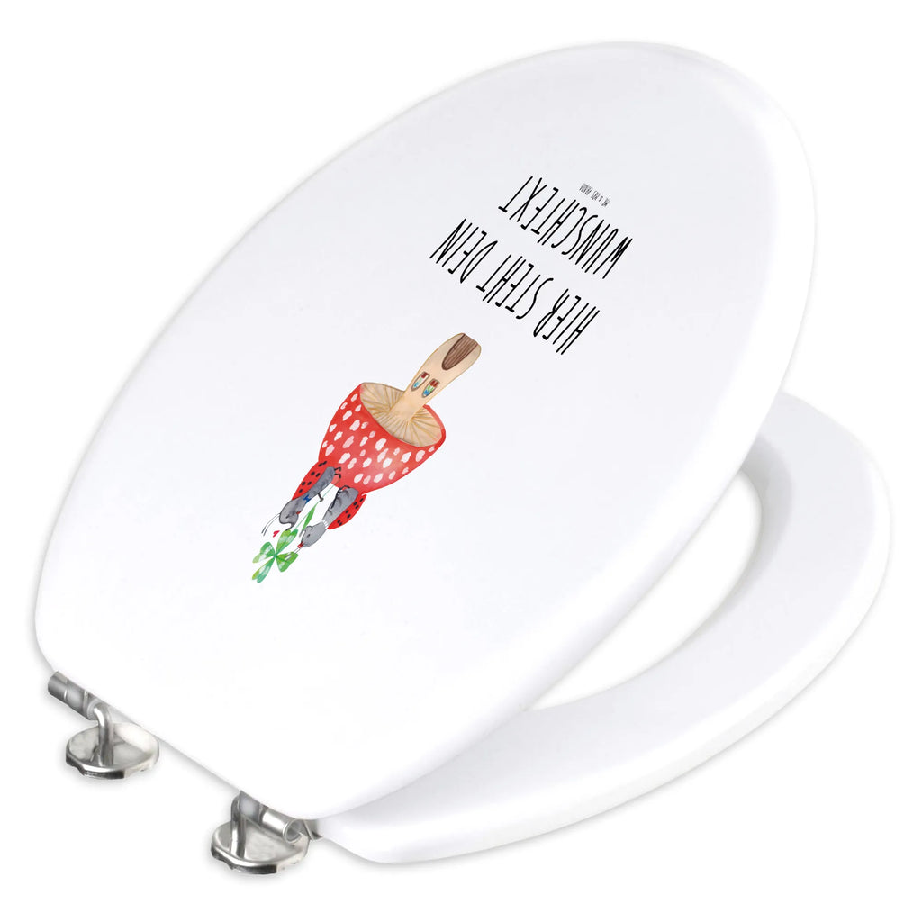 Personalizowany motyw deski WC biedronka Muchomor Motywy zwierzęce, dobra energia, zabawne powiedzonka, zwierzęta