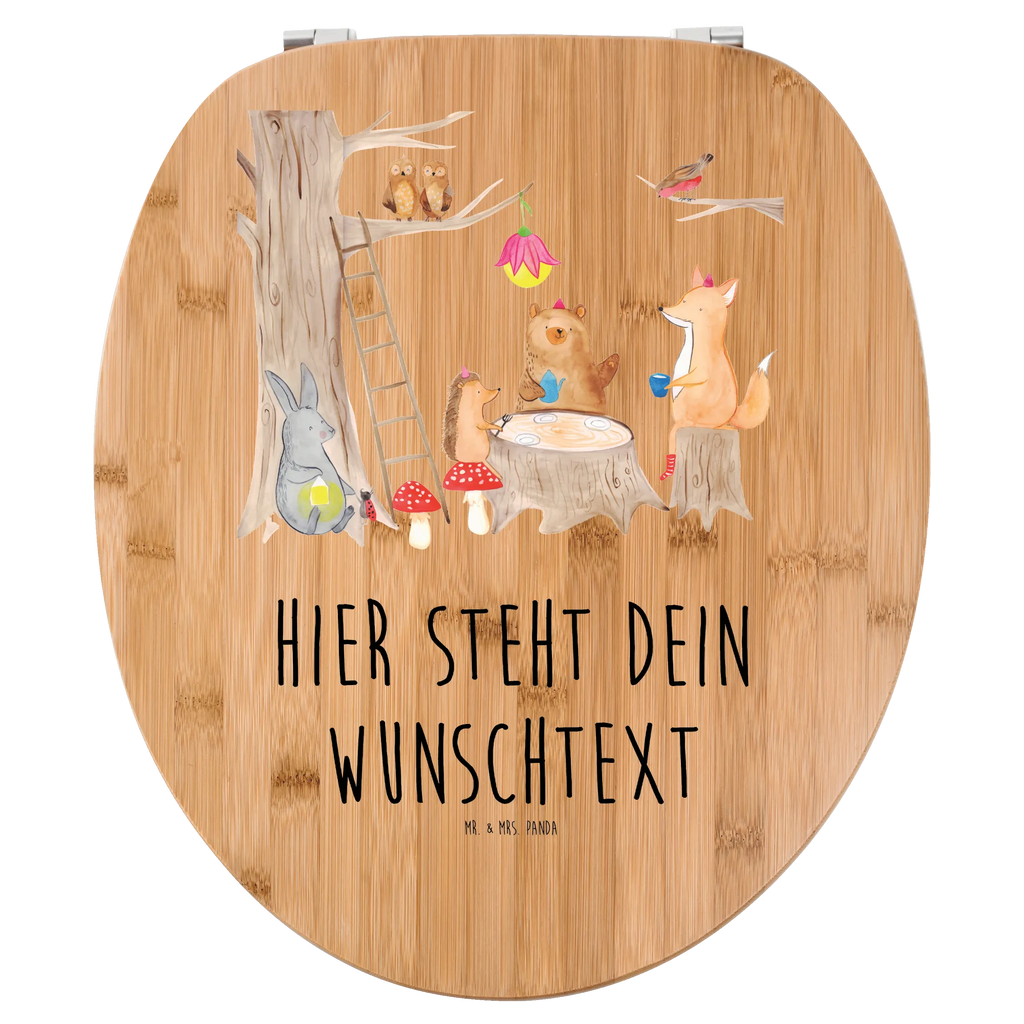 Personalisierter WC Sitz Motiv Waldtiere Picknick Personalisierter Klodeckel, Toilettendeckel mit Namen, Personalisierte Klobrille, Personalisierter WC-Sitz, WC Sitz mit Namen, Personalisierter Toilettendeckel, Tiermotive, Gute Laune, lustige Sprüche, Tiere, Maus, Picknick, Hase, Igel, Waldtiere, Eichhörnchen, Wald, Fuchs