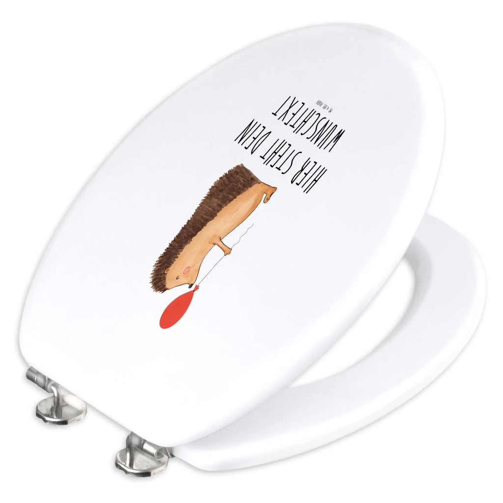 Personalisierter WC Sitz Motiv Igel mit Luftballon WC Sitz mit Namen, Personalisierte Klobrille, WC-Deckel, Personalisierter Klodeckel, Personalisierter Toilettendeckel, Toilettensitz, Personalisierter WC-Sitz, Toilettendeckel mit Namen, Lustige Sprüche, Tiere, Tiermotive, Gute Laune, Glückwunsch, Geburtstag, Happy Birthday, Ballon, Herzlichen Glückwunsch, Geburtstagskind, Igel