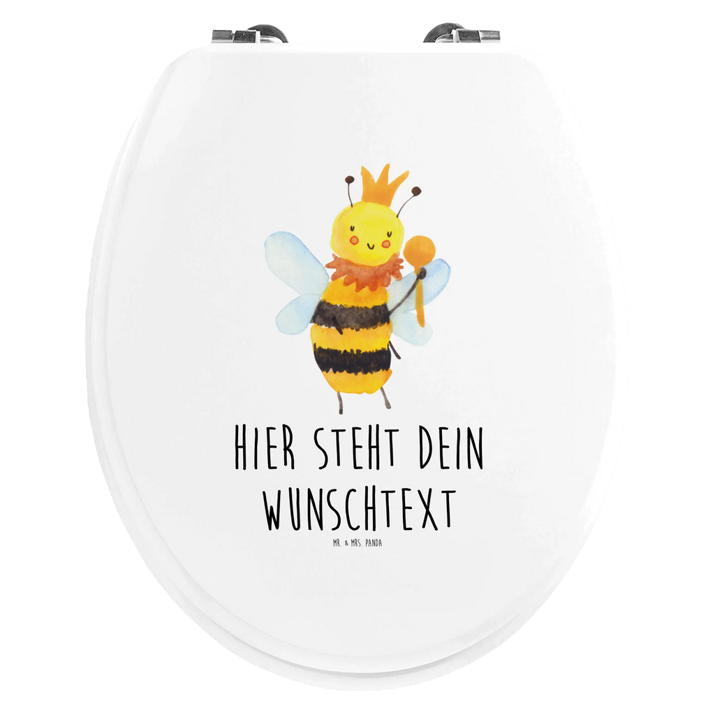 Personalisierter WC Sitz Motiv Biene König Toilettendeckel mit Namen, Personalisierter Klodeckel, Personalisierter Toilettendeckel, Personalisierter WC-Sitz, WC Sitz mit Namen, Personalisierte Klobrille, Biene, Wespe, Hummel