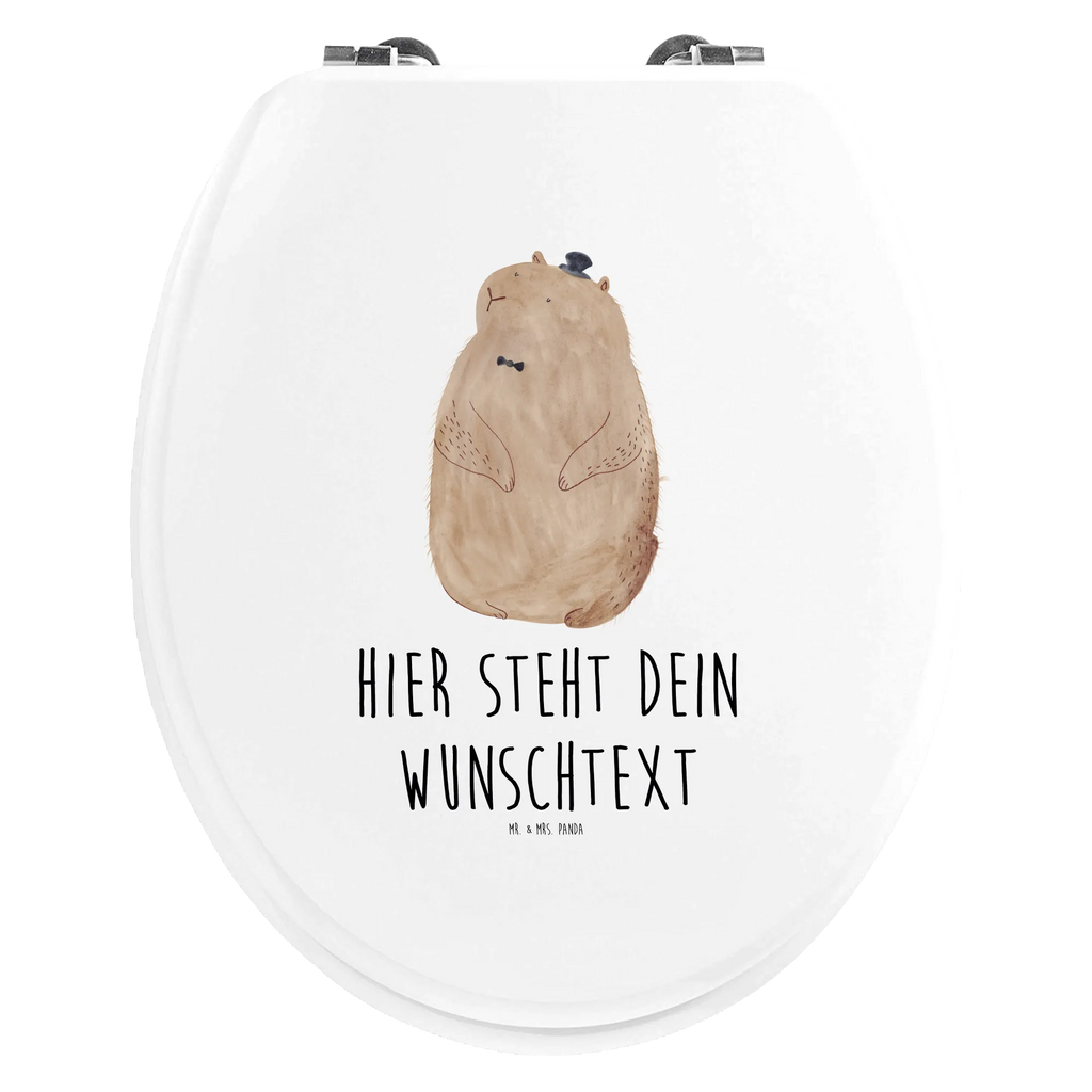 Personalisierter WC Sitz Motiv Murmeltier Personalisierte Klobrille, Personalisierter Klodeckel, Personalisierter Toilettendeckel, Toilettendeckel mit Namen, WC Sitz mit Namen, Personalisierter WC-Sitz, Tiermotive, Gute Laune, lustige Sprüche, Tiere, Murmeltier, Knigge, Fröhlichkeit, Anstand, Respekt, Freundlichkeit