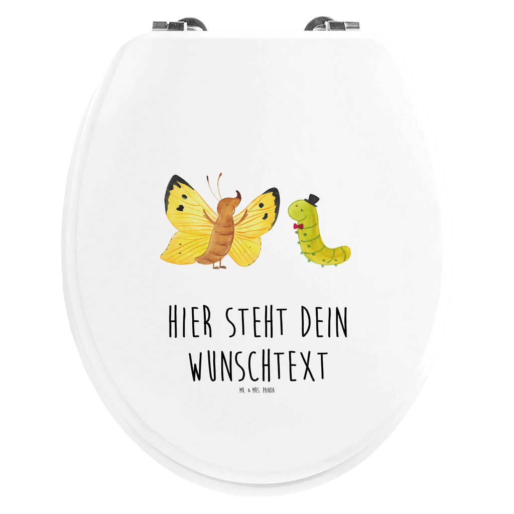 Personalisierter WC Sitz Motiv Raupe & Schmetterling Toilettendeckel mit Namen, Personalisierter Klodeckel, Personalisierter WC-Sitz, WC-Deckel, Personalisierter Toilettendeckel, Personalisierte Klobrille, WC Sitz mit Namen, Toilettensitz, Lustige Sprüche, Tiere, Tiermotive, Gute Laune, Aufwachsen, Schönheit, Hütchen, Entwicklung, Hut, Zitronenfalter, Erwachsen Werden, Kokon, Raupe, Schmetterling