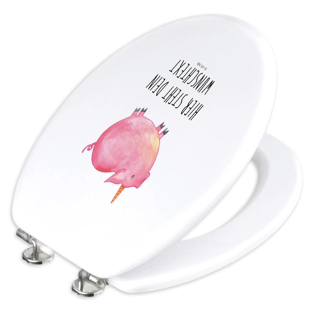 Personalizowany motyw deski WC jednorożec świnia Jednorożec, jednorożce, dekoracje jednorożca, jednorożec