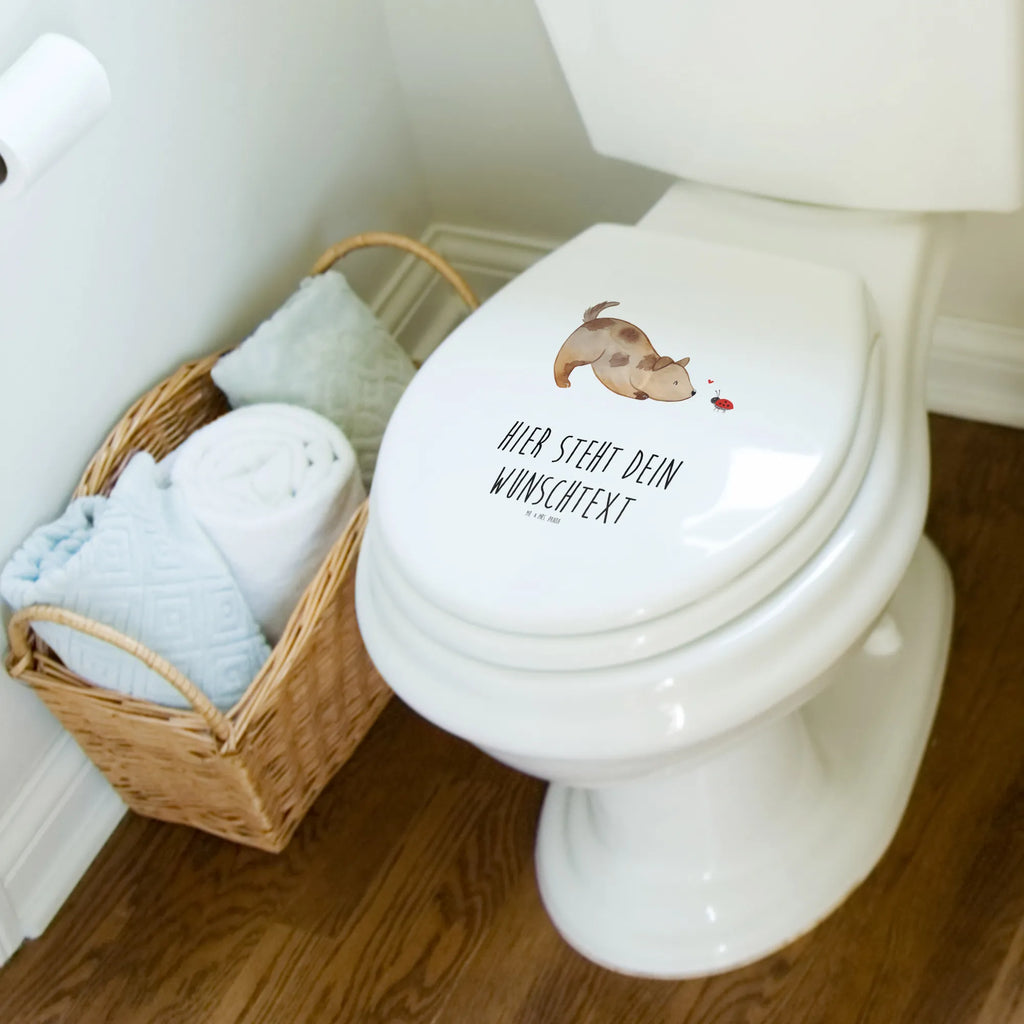 Personalized Toilet Seat Design Dog ladybug dog, mutt, hound, woof, dog mama, dog breed, love dogs, love for dogs, dog decorative items, bag with dog print, funny gifts for dog owners, what do you give a dog lover, Christmas gifts for dogs, gifts for dogs, dog sayings, Mongrel, Ladybird, Dog slogan, Dog, Sayings, Mongrel dog, Dogs