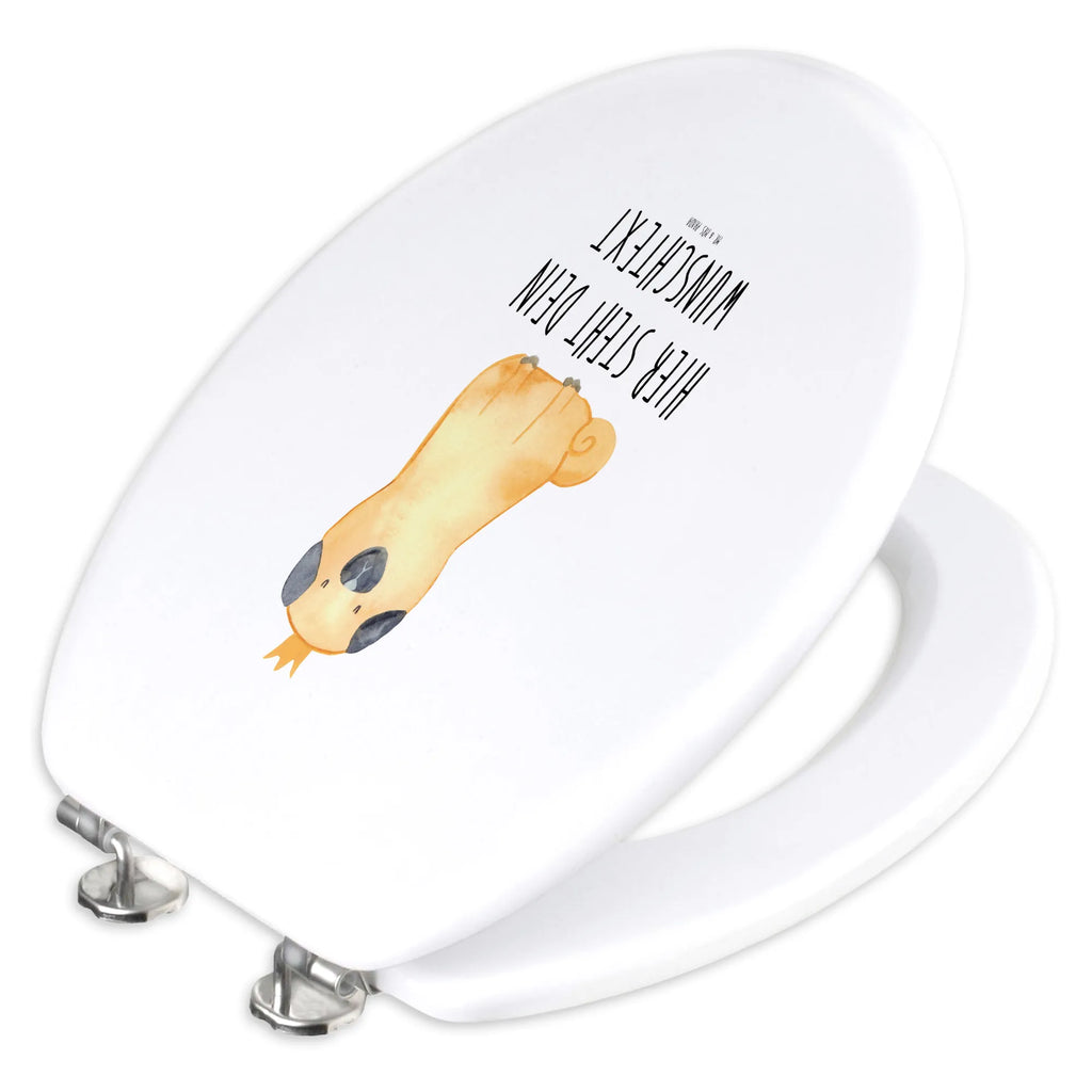 Personalisierter WC Sitz Motiv Mops Krone WC Sitz mit Namen, Toilettendeckel mit Namen, Personalisierter WC-Sitz, Personalisierter Toilettendeckel, Personalisierte Klobrille, Personalisierter Klodeckel, Hund, Hundemotiv, Haustier, Hunderasse, Tierliebhaber, Hundebesitzer, Sprüche, lustig, Hausregel, kinderlos, allergisch, Mops, Hundebesitzer. Spruch