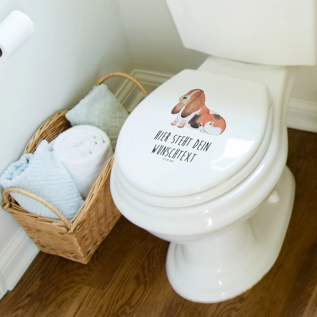 Personalisierter WC Sitz Motiv Hund Basset Hound Toilettensitz, WC-Deckel, Personalisierter Toilettendeckel, Personalisierte Klobrille, Personalisierter Klodeckel, Personalisierter WC-Sitz, WC Sitz mit Namen, Toilettendeckel mit Namen, Sprüche, Hund, Hunderasse, Hundebesitzer, Hundemotiv, Haustier, Tierliebhaber, Hundeliebe, Kinderlos, Basset Hound, Basset