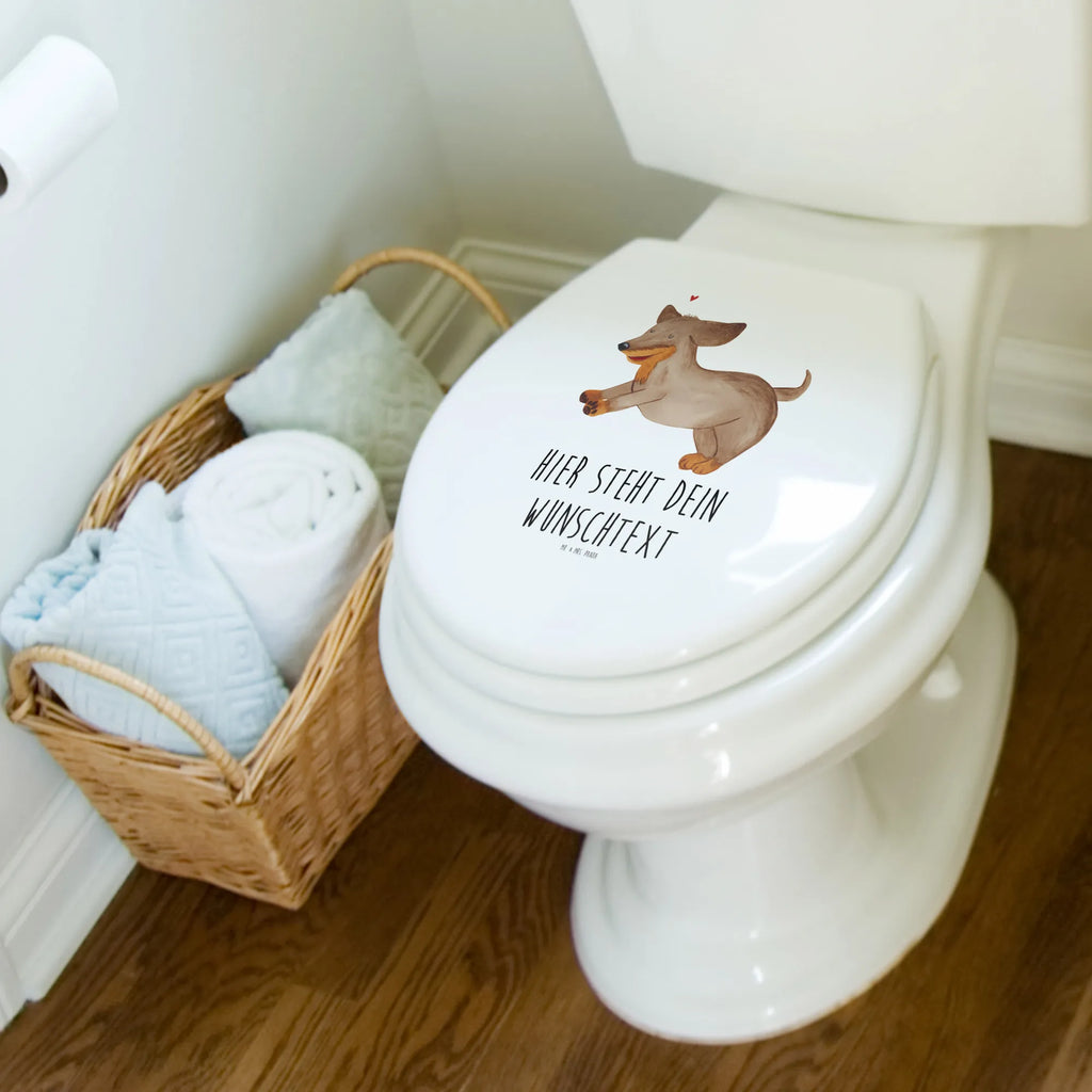Personalizowany motyw deski WC pies Jamnik Toilettendeckel mit Namen, Personalisierter WC-Sitz, Personalisierte Klobrille, Personalisierter Toilettendeckel, Personalisierter Klodeckel, WC Sitz mit Namen, Hund, Hundemotiv, Haustier, Hunderasse, Tierliebhaber, Hundebesitzer, Sprüche, Dackel, Dachshund, Hunde, happy dog
