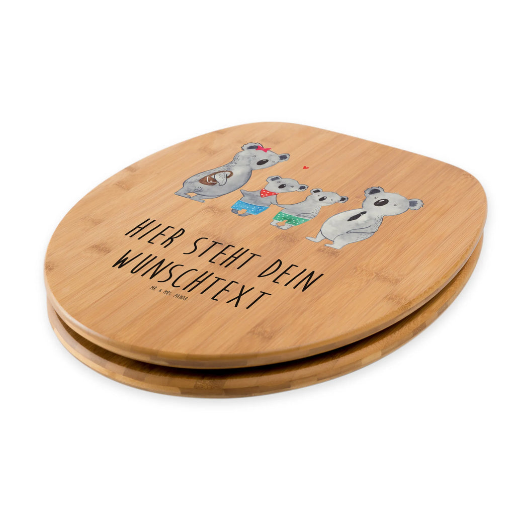 Personalisierter WC Sitz Motiv Koala Familie zwei Personalisierter Toilettendeckel, Personalisierte Klobrille, WC Sitz mit Namen, Personalisierter WC-Sitz, Toilettendeckel mit Namen, Personalisierter Klodeckel, Familie, Vatertag, Muttertag, Bruder, Schwester, Mama, Papa, Oma, Opa, Koala, beste Familie, Lieblingsfamilie, Familienzeit, Koalafamilie, Familienleben, Koalabär
