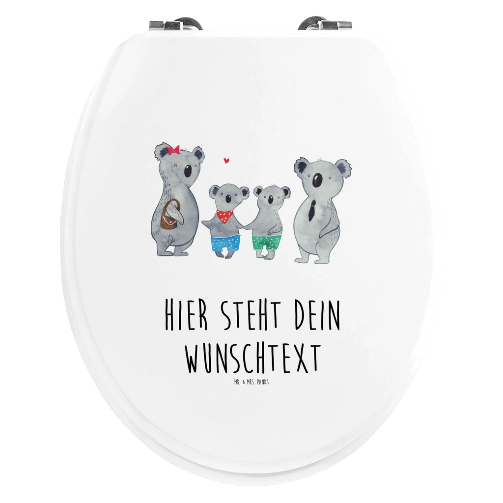 Personalisierter WC Sitz Motiv Koala Familie zwei Personalisierter Toilettendeckel, Personalisierte Klobrille, WC Sitz mit Namen, Personalisierter WC-Sitz, Toilettendeckel mit Namen, Personalisierter Klodeckel, Familie, Vatertag, Muttertag, Bruder, Schwester, Mama, Papa, Oma, Opa, Koala, beste Familie, Lieblingsfamilie, Familienzeit, Koalafamilie, Familienleben, Koalabär
