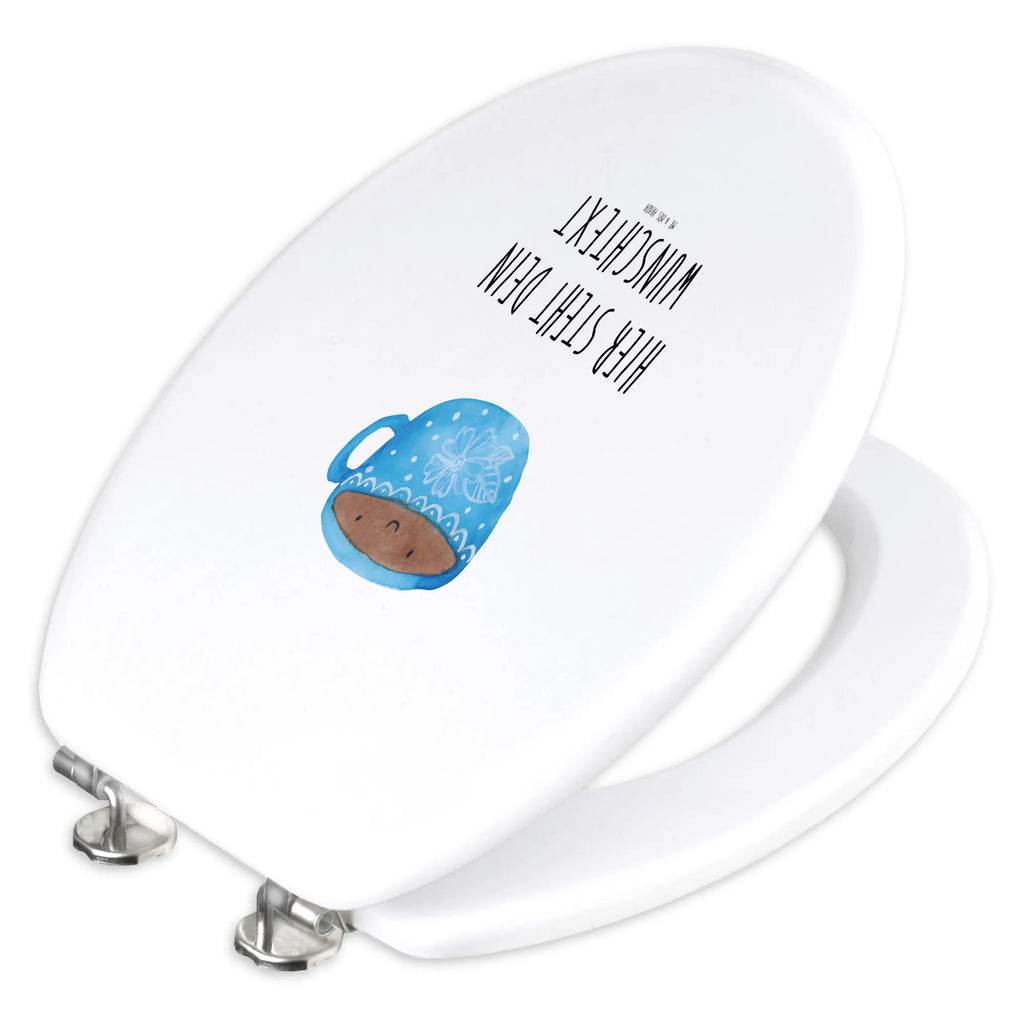 Personalizowany motyw deski WC Kawa kubek Motywy zwierzęce, dobra energia, zabawne powiedzonka, zwierzęta