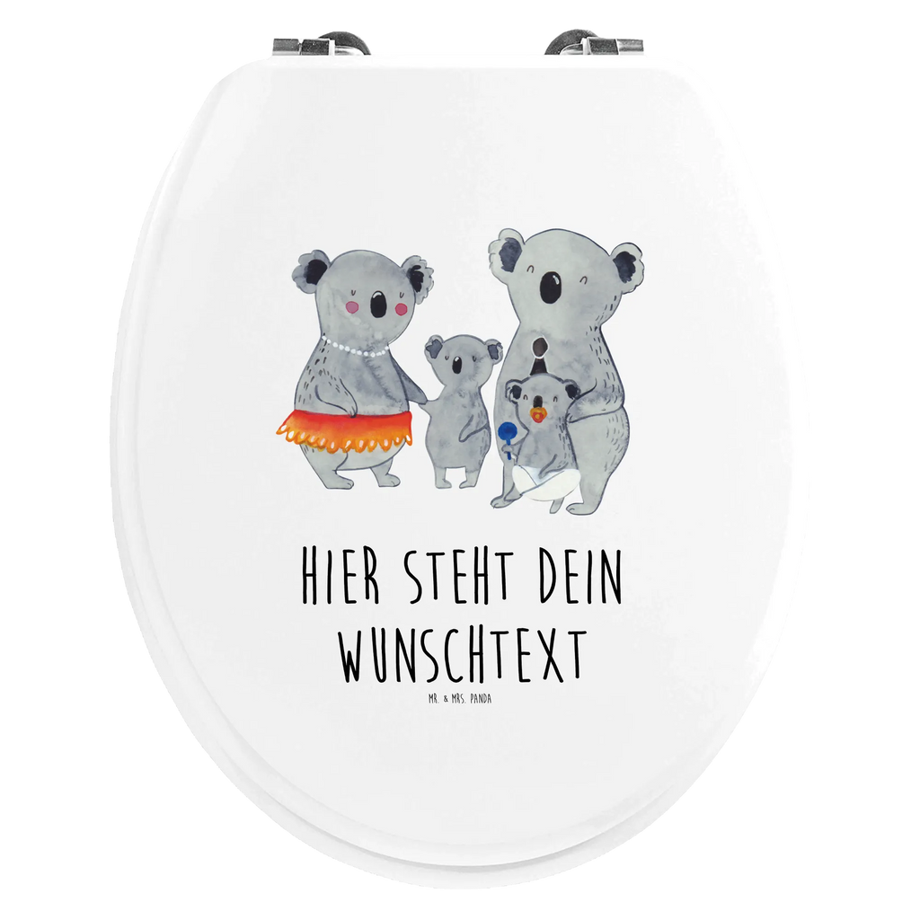 Personalisierter WC Sitz Motiv Koala Familie Toilettensitz, Personalisierter WC-Sitz, WC Sitz mit Namen, WC-Deckel, Personalisierter Klodeckel, Personalisierter Toilettendeckel, Toilettendeckel mit Namen, Personalisierte Klobrille, Muttertag, Vatertag, Mama, Papa, Oma, Opa, Familie, Schwester, Bruder, Familienleben, Family, Koala, Geschwister, Kinder, Koalas